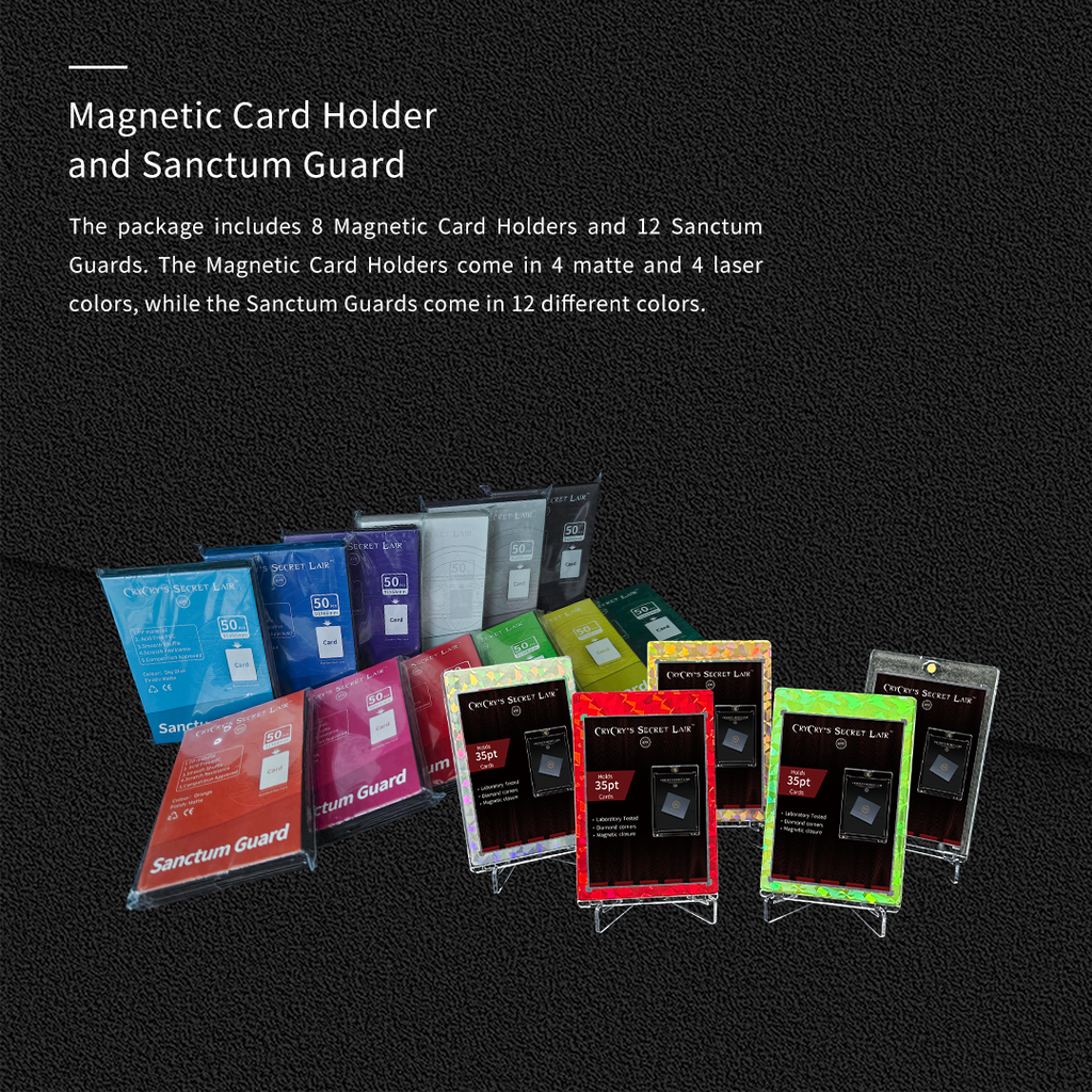 Contains materials capable of producing 1350 cards (including Rainbow Foil)