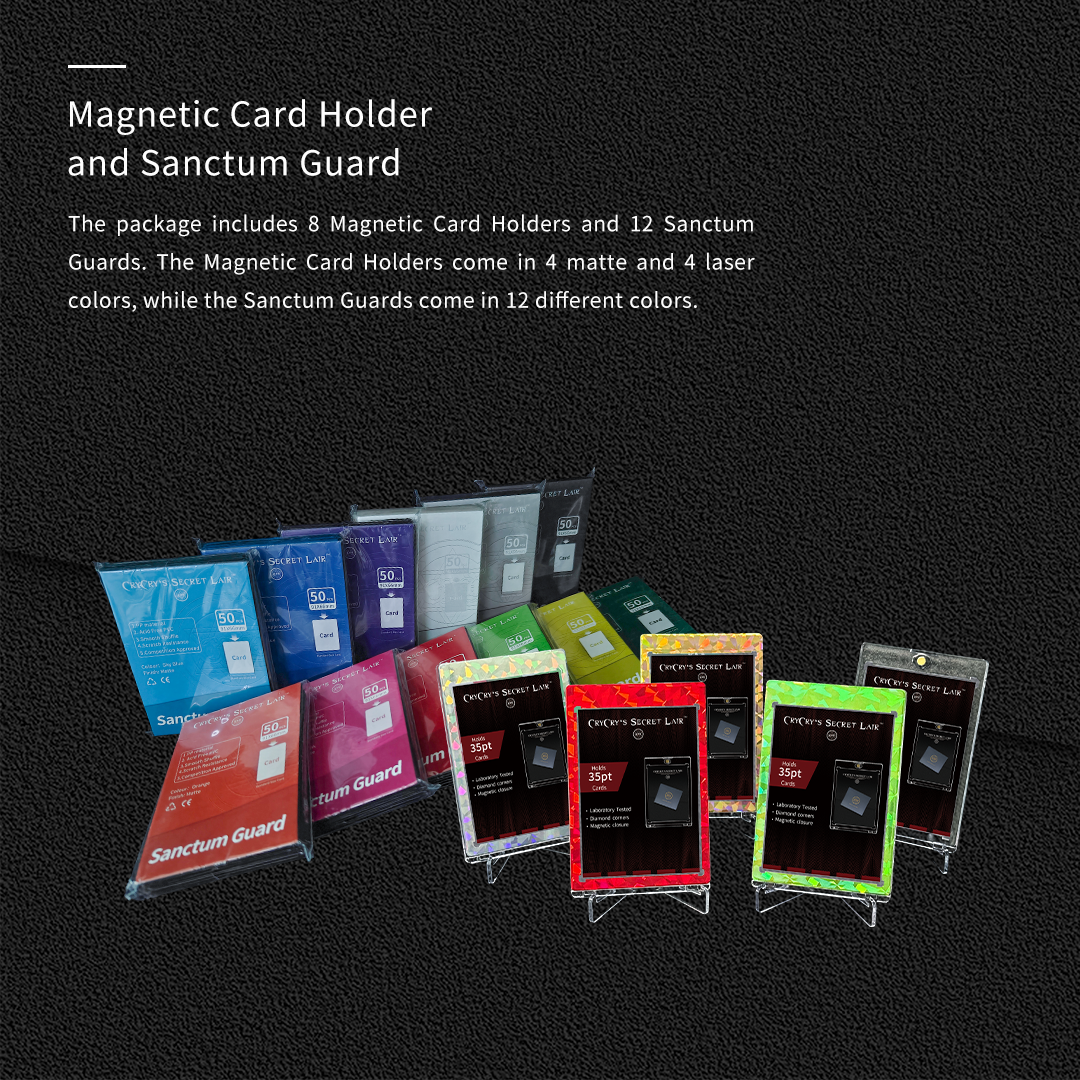 Contains materials capable of producing 1350 cards (including Rainbow Foil)