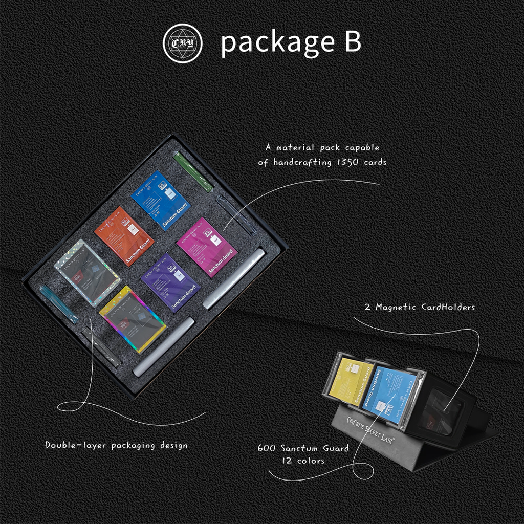 Contains materials capable of producing 1350 cards (including Rainbow Foil)